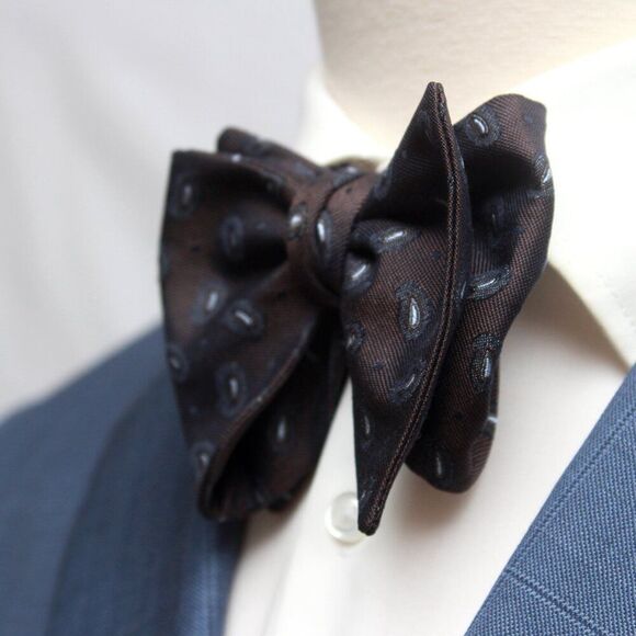 Mens Self-tied Big Butterfly bowtie S555 - Picture 2 of 16